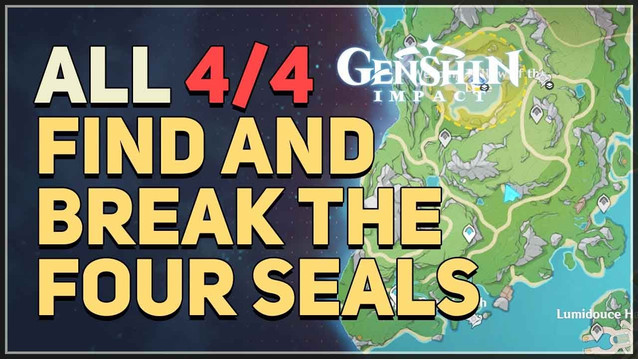 Genshin Impact： Four Seals Locations Guide for Treasure Hunters