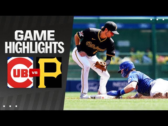 Chicago Cubs vs Pittsburgh Pirates： Match Player Stats and Highlights