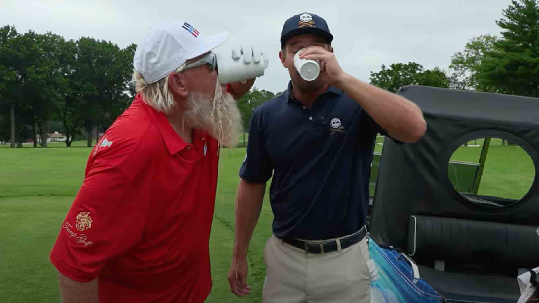 Inside the Epic Partnership of Bryson DeChambeau and John Daly on Break 50