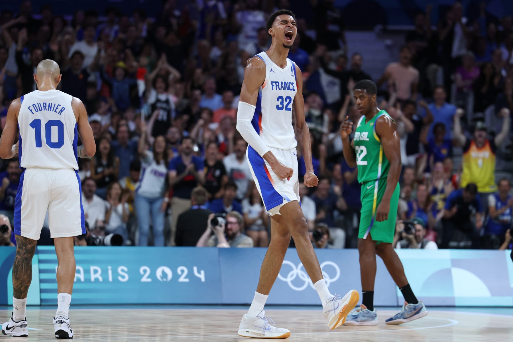 France vs Brazil Box Score: July 27, 2024 Olympic Basketball Results