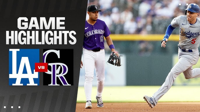 Colorado Rockies vs Dodgers Matchup: Key Player Stats and Highlights