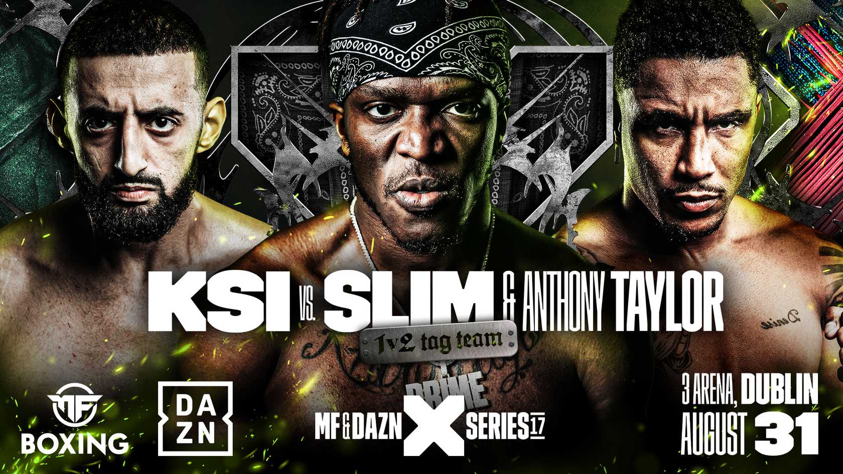 KSI vs Slim & Anthony Taylor: Everything You Need to Know About the Fight