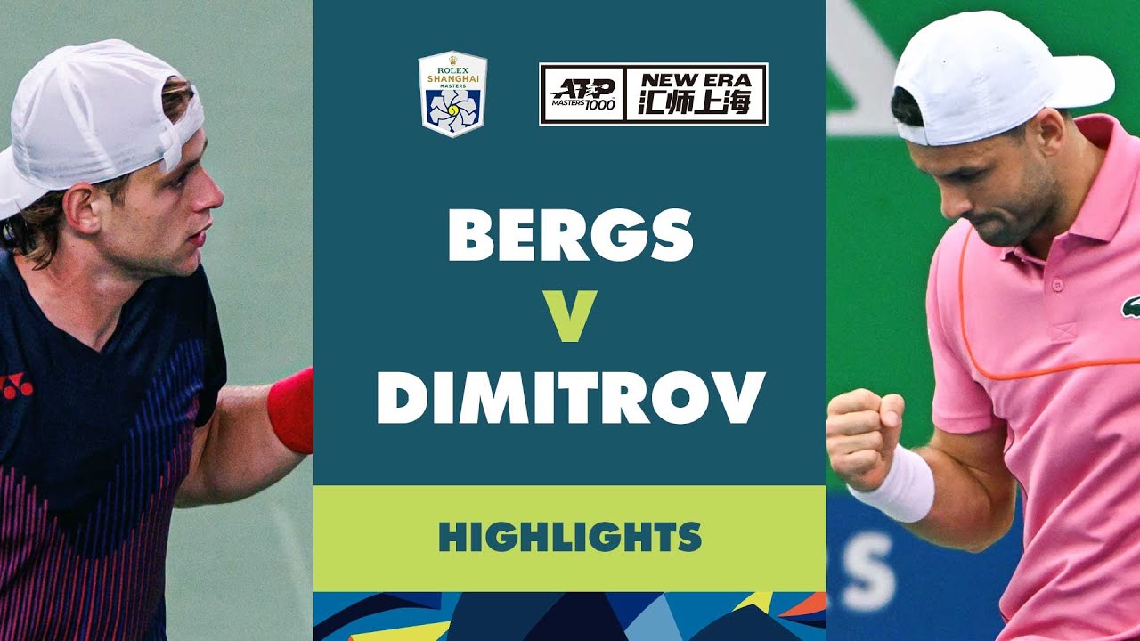 Zizou Bergs vs Grigor Dimitrov Live Match Preview | ATP Shanghai 2024