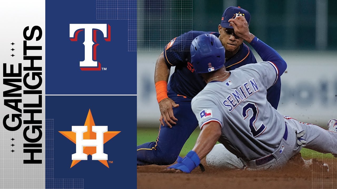 Houston Astros vs Texas Rangers: In-Depth Player Stats & Game Highlights