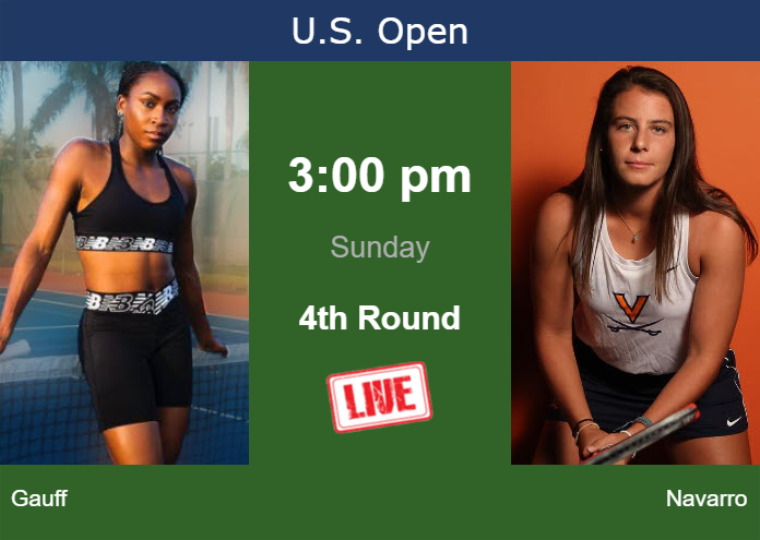 Coco Gauff Match Today Live: Watch Gauff vs. Navarro Live at Arthur Ashe