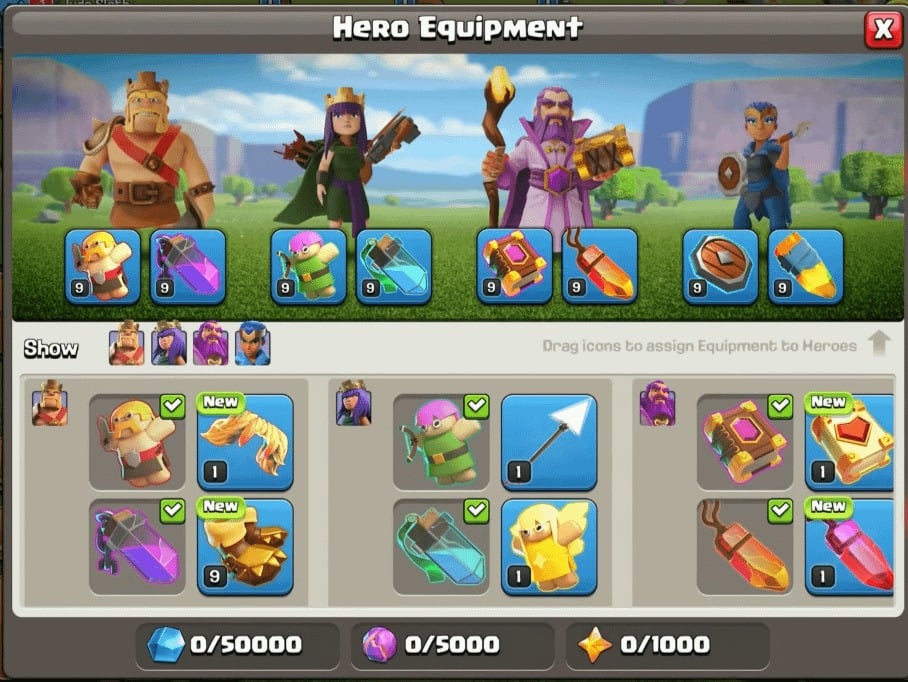 Best Hero Equipment in COC: Top Picks for Maximum Power