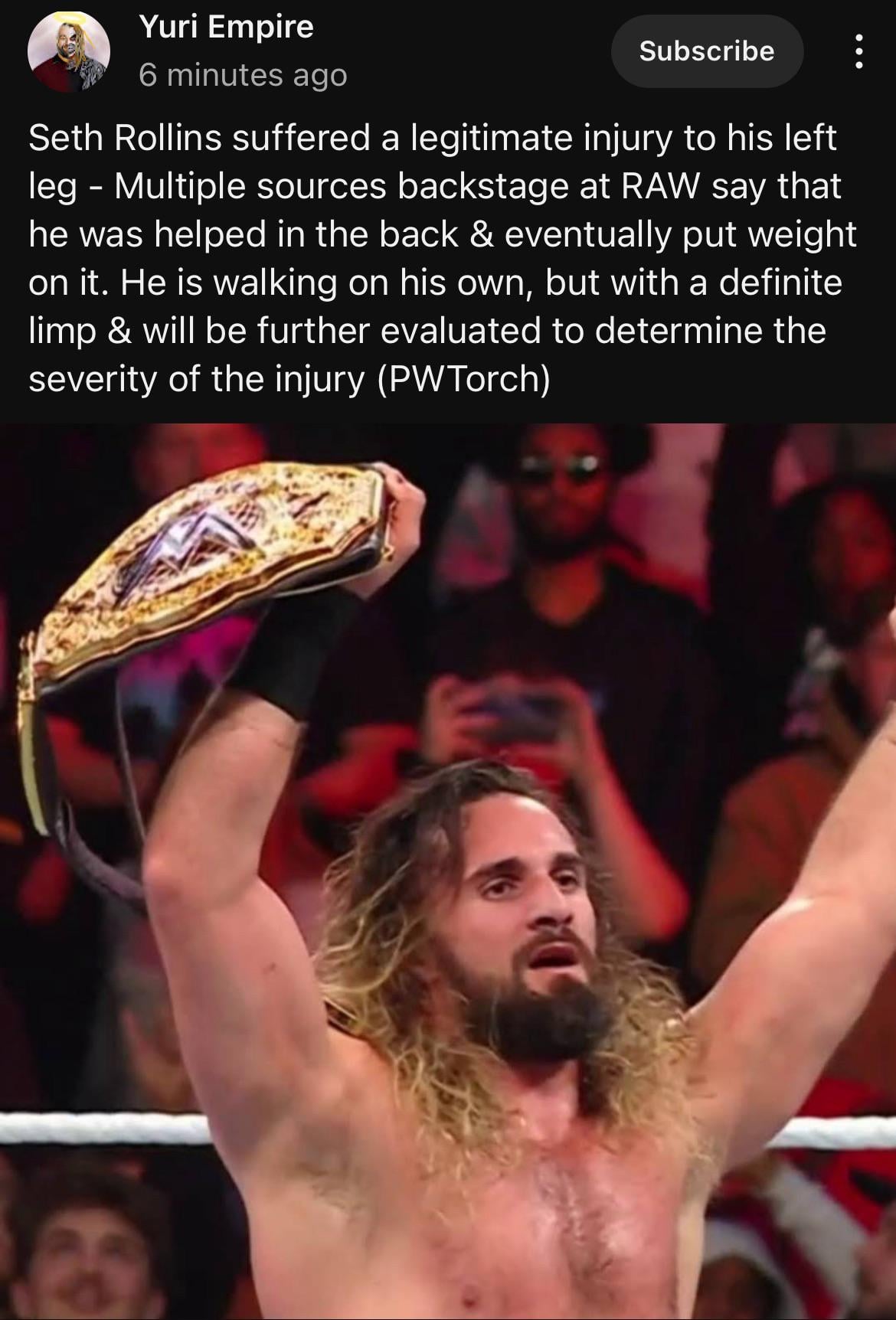 Seth Rollins Injury Rumors Explained: Is He Actually Hurt?