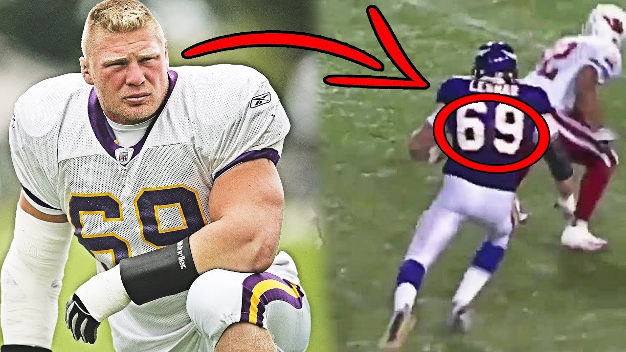 From WWE to NFL: Brock Lesnars Football Stats and Story