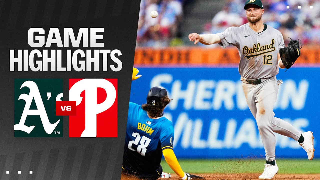 Phillies vs Oakland Athletics Match Player Stats: Who Shined Brightest? See the Full Breakdown!