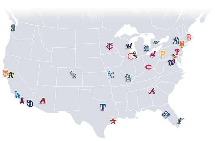 MLB Parks Map: See Where Every Major League Team Plays!