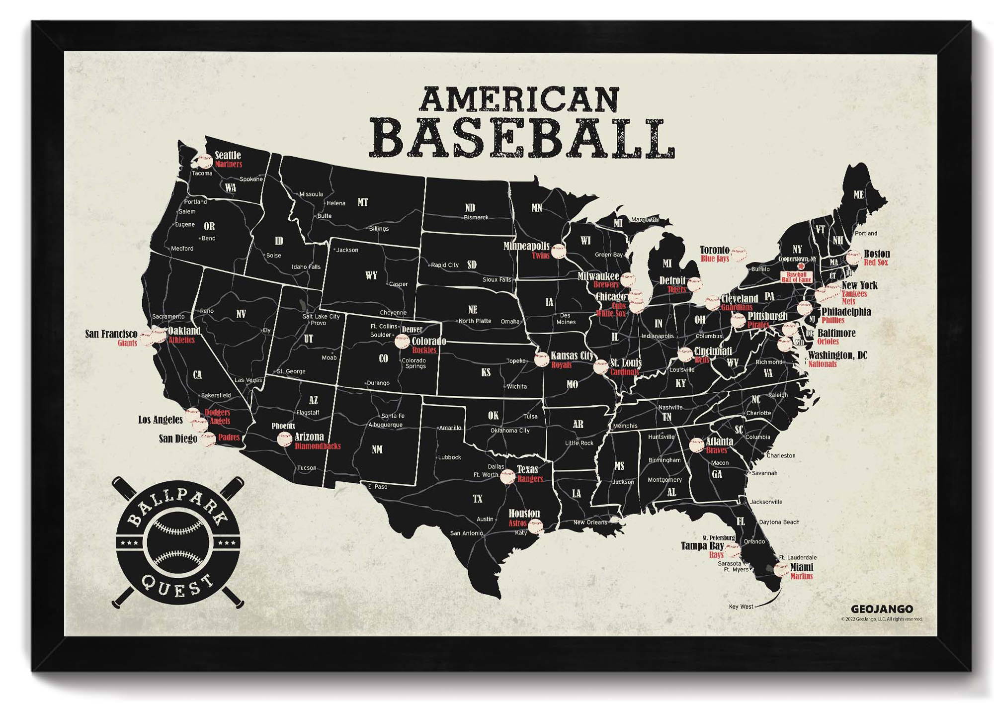 MLB Parks Map: See Where Every Major League Team Plays!