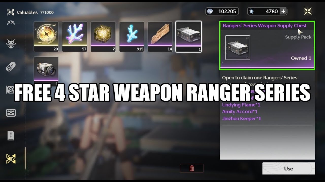 Rangers Series Weapon Supply Chest: Open it and Get Powerful Gear!