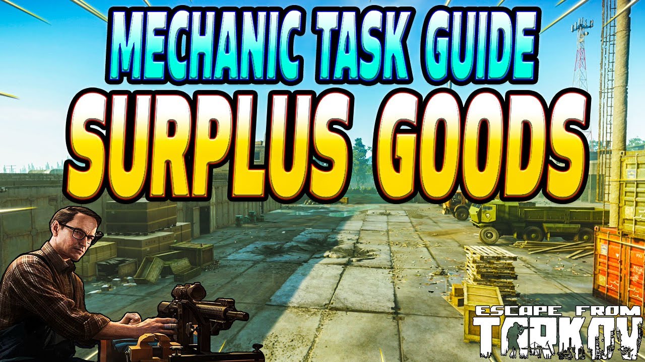 Tarkov Surplus Goods:  Easy Tips to Get Rich Quick