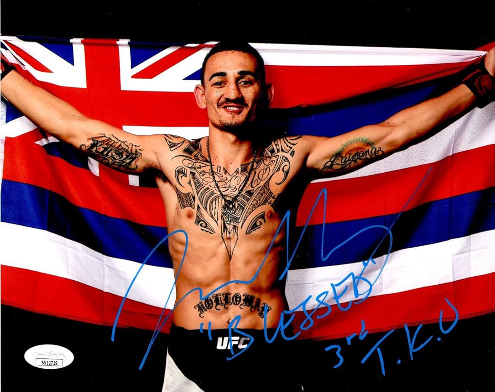 Celebrate Max Holloway: Own the Exclusive Blessed Flag