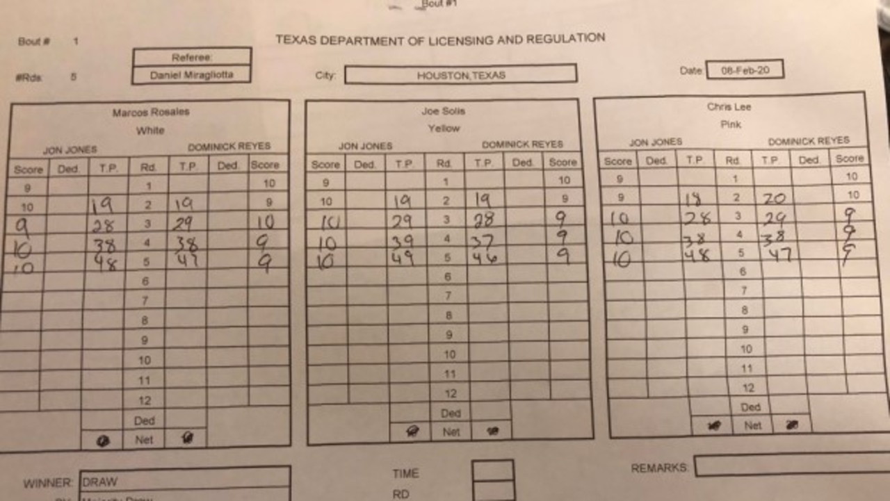 Jon Jones vs Dominick Reyes: Did Reyes Get Robbed? See the Scorecards Here!