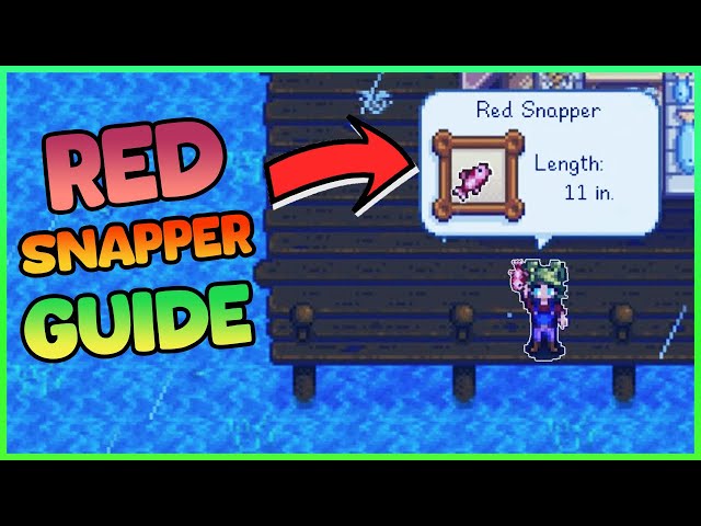 Stardew Valley Red Snapper: Where and When to Find This Elusive Fish