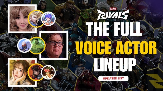 Who Are the Marvel Rivals Voice Actors? Meet the Talented Cast Behind the Game!