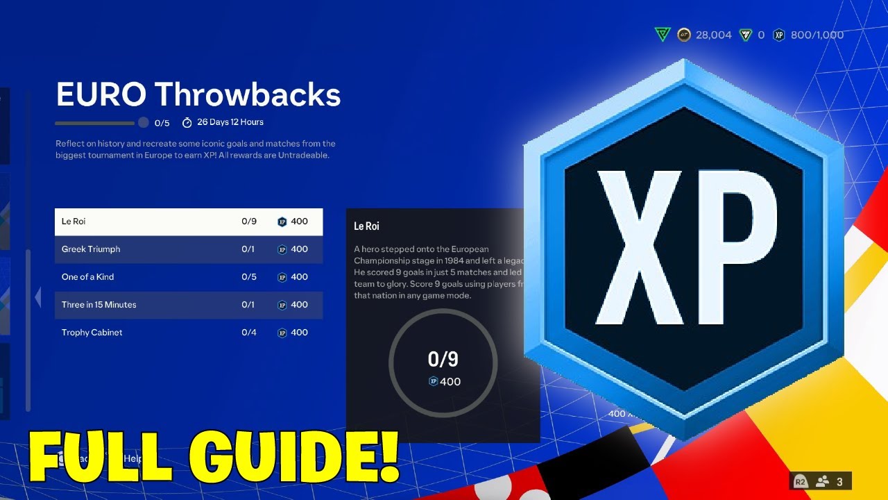 Euro Throwbacks Objective: How to Finish Quickly? (Ultimate player guide!)