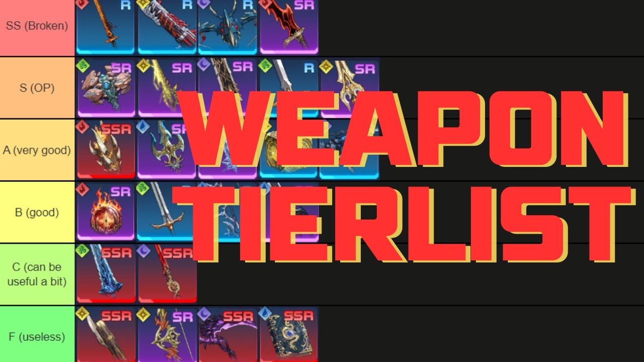 Solo Leveling Arise Weapon Tier: Top Weapons You Need Now!