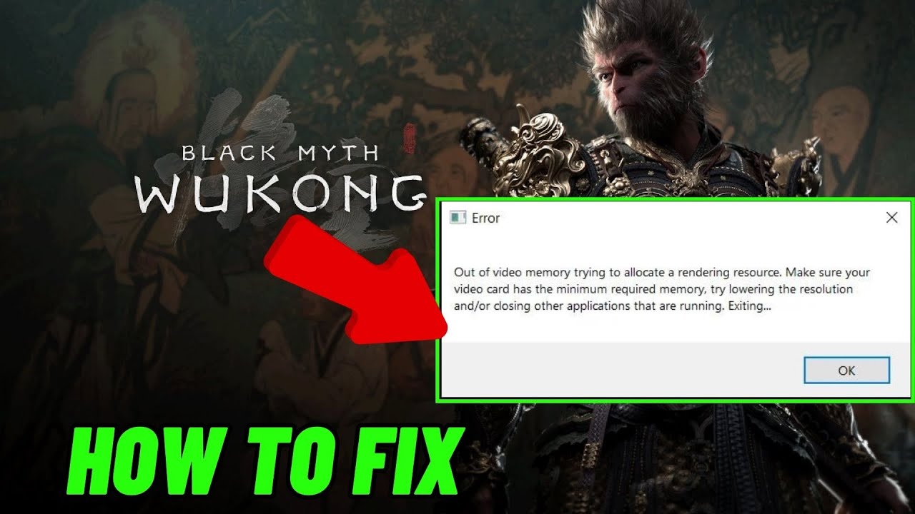 Quick Fix: Black Myth Wukong Out of Memory Shader Cache Error