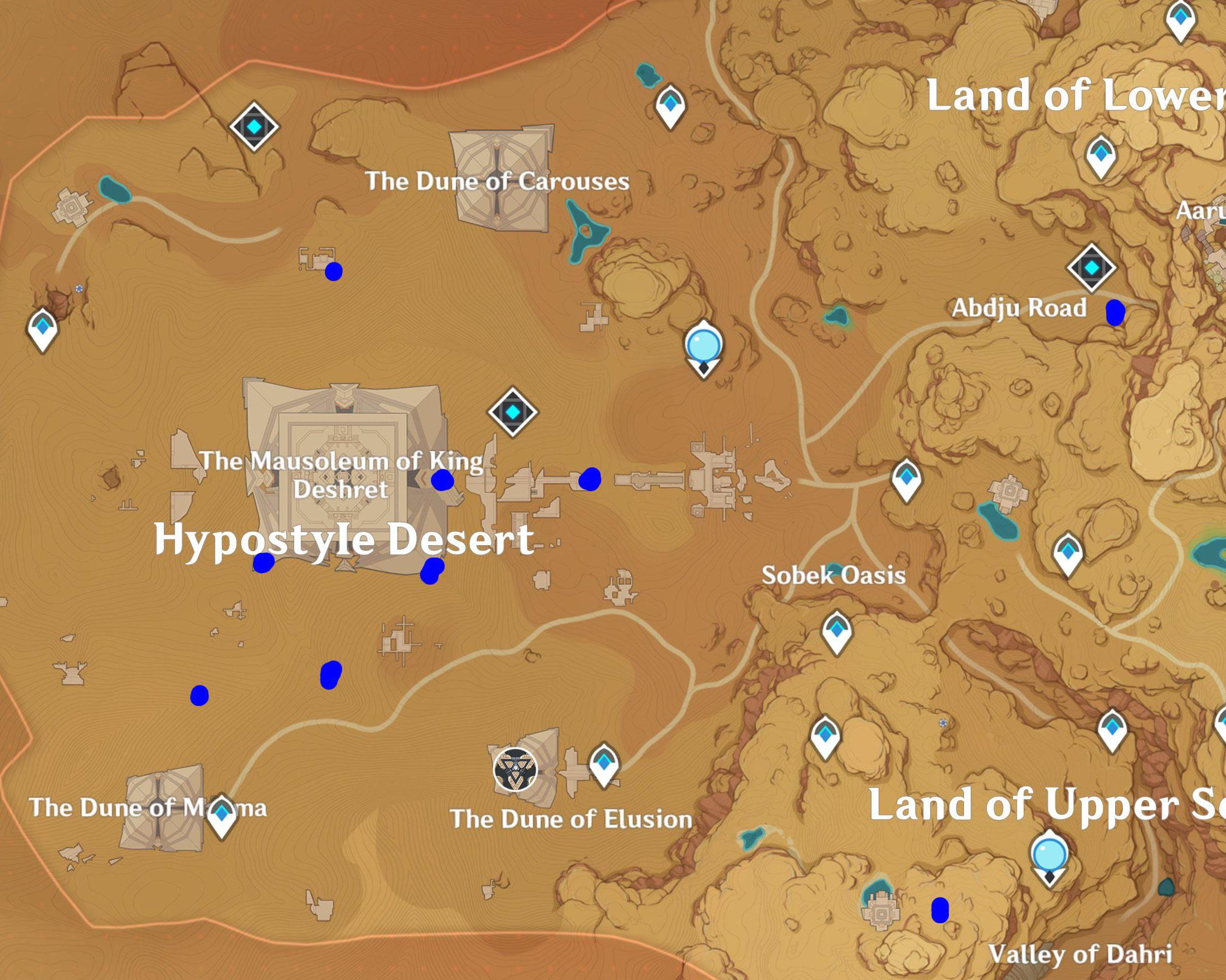 Hypostyle Desert Waypoints Closed Door: Easy Location Guide.