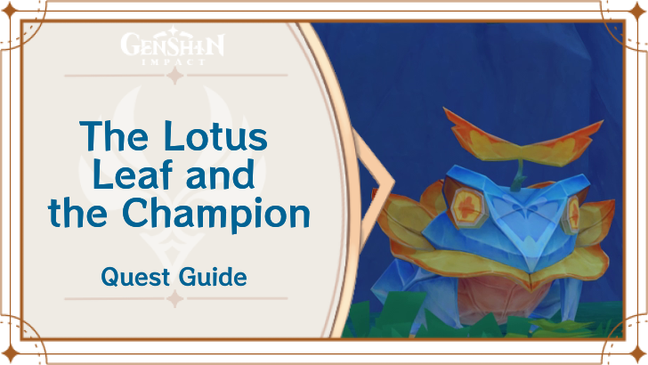 What is the story about the lotus leaf and the champion? Read this and you will know!