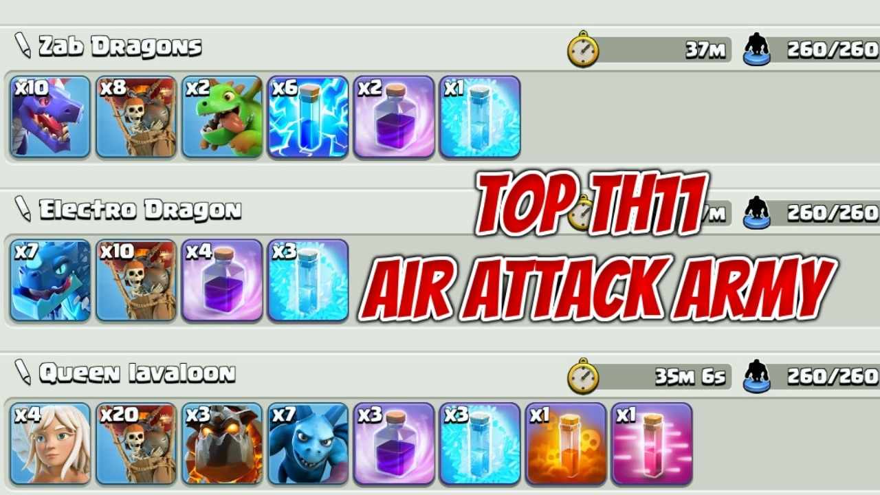 Clash of Clans Town Hall 11 Army (Pro Tips for War & Farming)