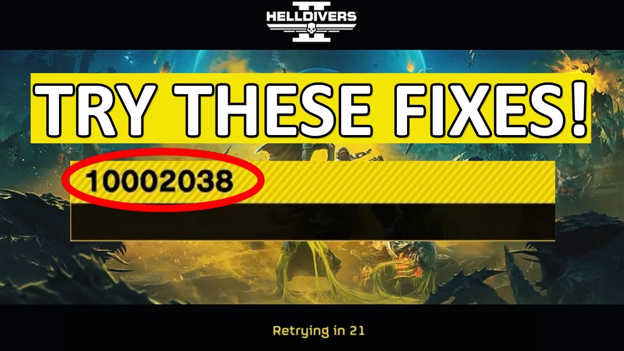 Dealing with Helldivers 2 10002038,what should I do next?