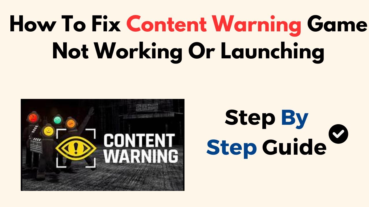 How to Save Content Warning: Easy Guide & Troubleshooting Tips!