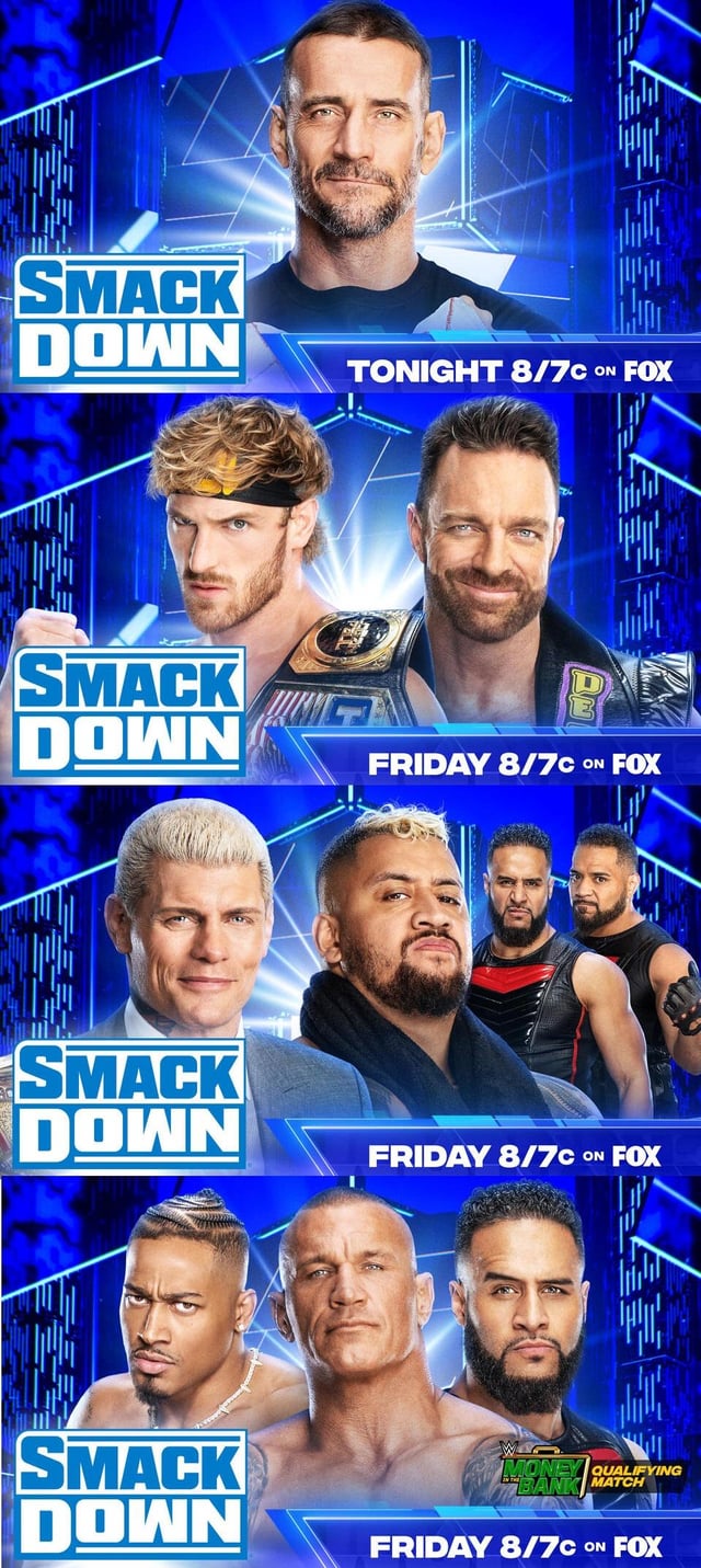 SmackDown Card for Tonight: Full Match List and Preview!