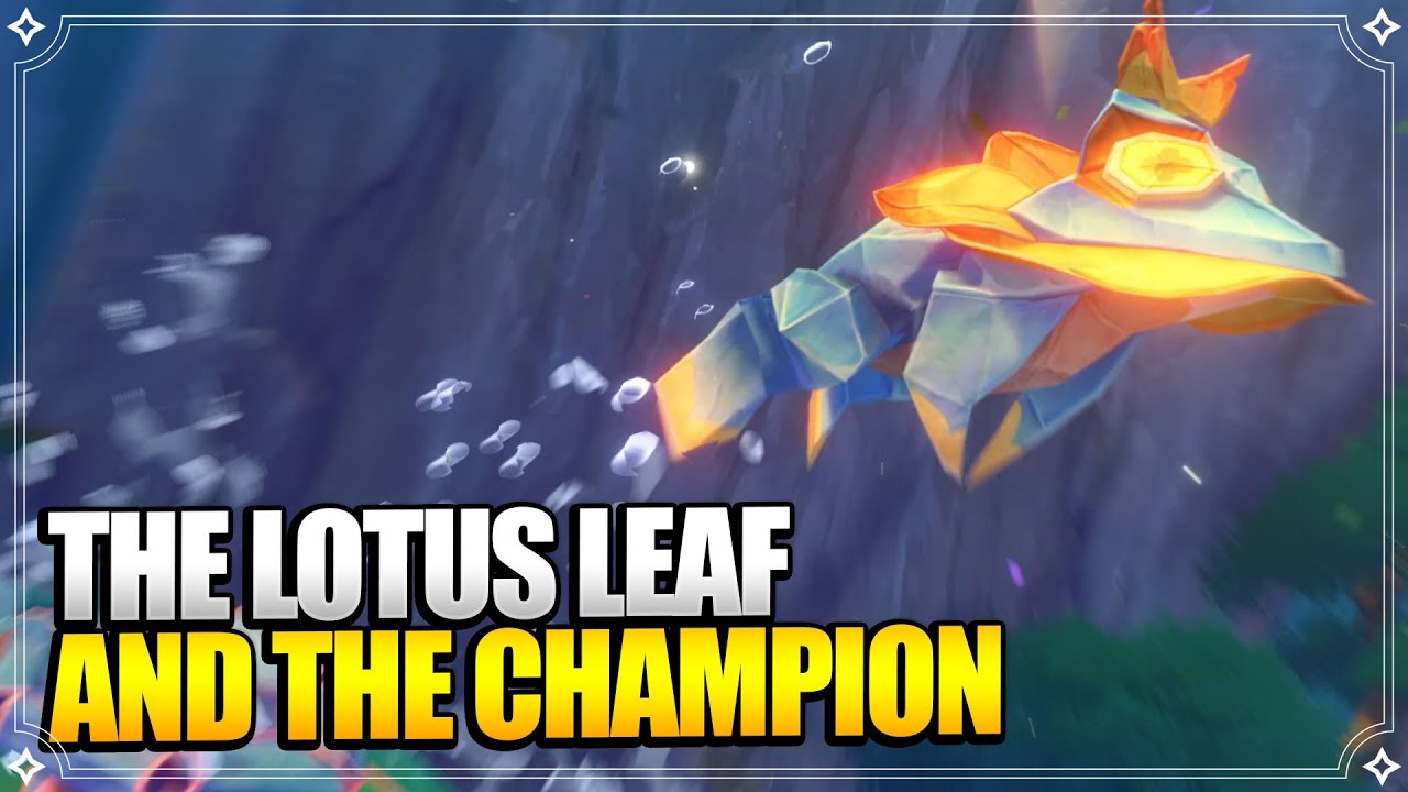 What is the story about the lotus leaf and the champion? Read this and you will know!