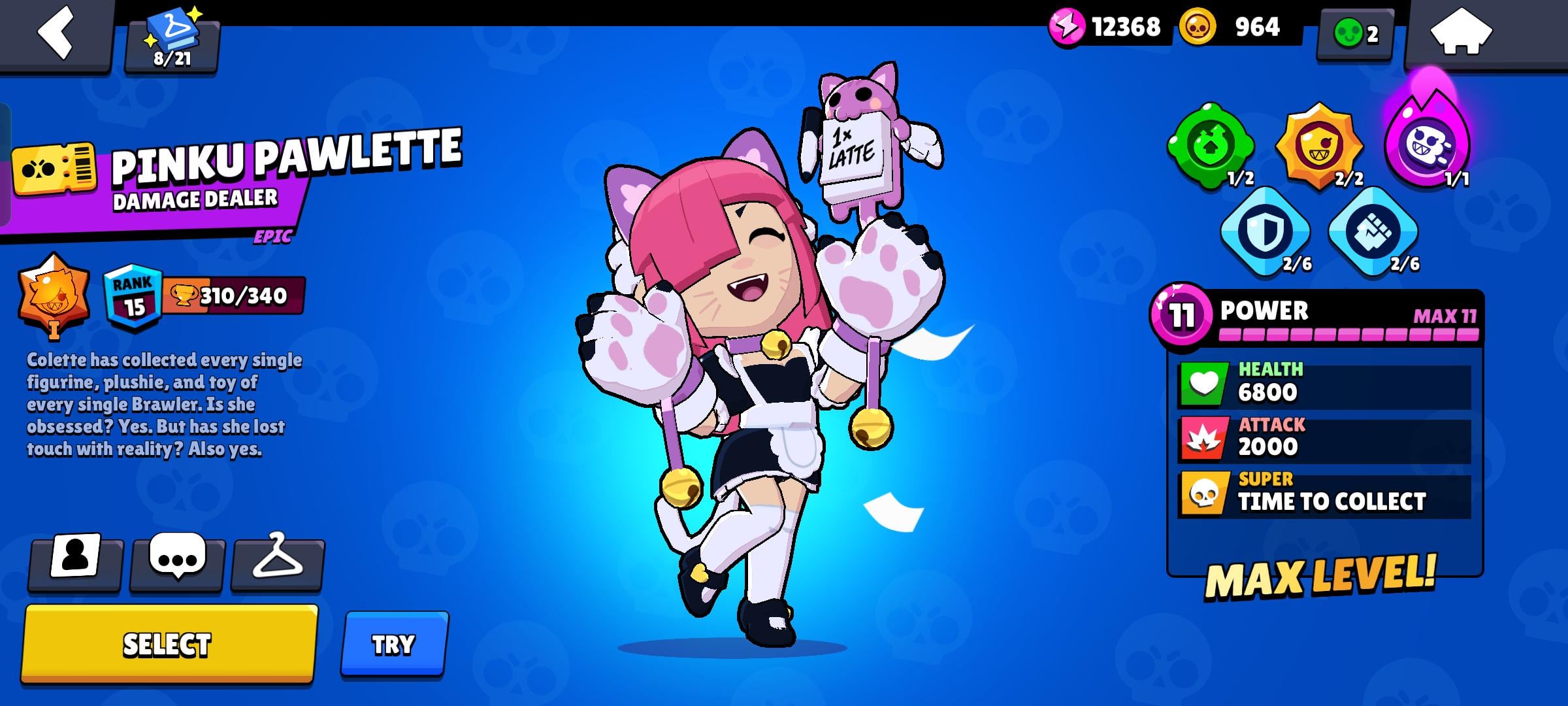 Best Colette Brawl Stars Build for Power League & Trophy Pushing?