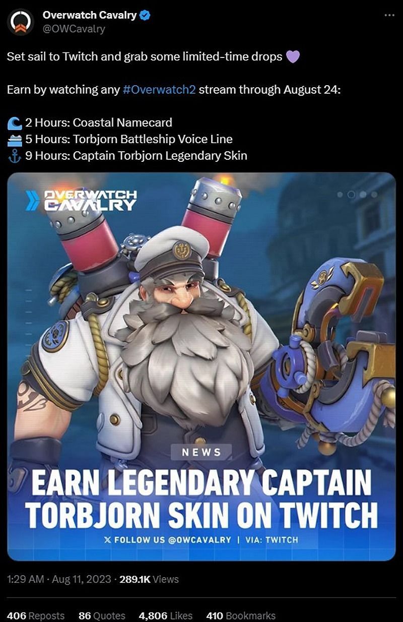 Leg Captain Torbjörn Skin: How to Add It to Your Collection