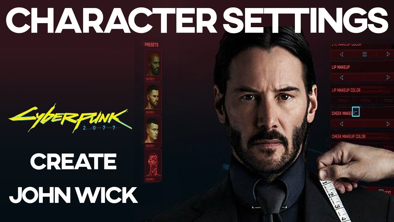 Cyberpunk 2077: Make a John Wick! (Easy Character Creation Guide)